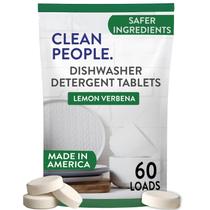 Pastilhas para Máquina de Lavar Louça THE CLEAN PEOPLE 60 Unidades Verbena-Limão
