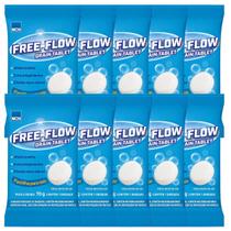 Pastilhas para Ralos Free Flow Drain Tablete Nch 70g Kit com 10
