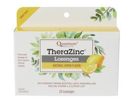 Pastilhas Quantum Health TheraZinc Lemon com gluconato de zinco 24 quilates Pastilhas Quantum Health TheraZinc Lemon com gluconato de zinco 24 quilates