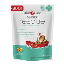 Pastilhas The Ginger People Ginger Rescue para Bem-Estar Digestivo 30 unidades