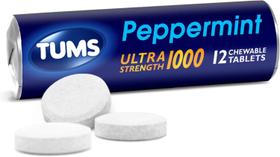 Pastilhas Tums Antacid Ultra Strength Peppermint 12 Unidades