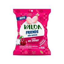 Pastilhas Valda Friends Ice Cherry Refil - Saches 10x25g Pastilhas Valda Friends Ice Cherry Refil - Saches 10x25g