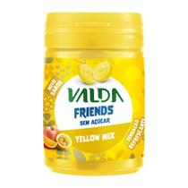 Pastilhas Valda Friends Yellow Mix Sem Açucar 50g Pastilhas Valda Friends Yellow Mix Sem Açucar 50g