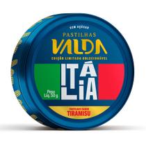 Pastilhas Valda Itália Sabor Tiramisu Sem Açúcar Edição Limitada Colecionável 50g Pastilhas Valda Itália Sabor Tiramisu Sem Açúcar Edição Limitada Colecionável 50g