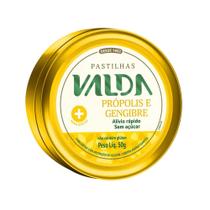 Pastilhas Valda Própolis e Gengibre Lata 10x50g Pastilhas Valda Própolis e Gengibre Lata 10x50g