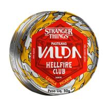 Pastilhas Valda Stranger Things Hellfire Club Canela Picante 50g