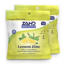Pastilhas ZAND Limão Zinco 5mg 100 unidades Pacote com 2 Pastilhas ZAND Limão Zinco 5mg 100 unidades Pacote com 2