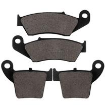 Pastillas de Freno SOLLON Semi-Metálicas Delanteras y Traseras para Honda CR125R