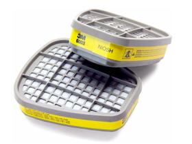 Pat Cartucho para Máscara Respiratória 3M 6003 Vapor e Acidos H0002129072 AMARELO Filtros Químicos Pat Cartucho para Máscara Respiratória 3M 6003 Vapor e Acidos H0002129072 AMARELO Filtros Químicos