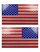 Patch AliPlus Bandeira Americana IR Reflexiva Corte a Laser 9x5cm