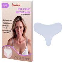 Patch Anti Rugas Peitos e Colo Silicone Adesivo para Seios, Decote e Marcas no Colo Reutilizável Muy Bela
