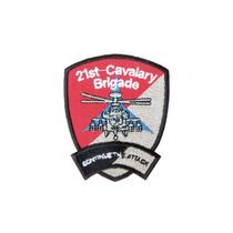 Patch Bordado 21 St Cavalry Com Fecho De Contato
