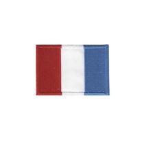 Patch Bordado Bandeira França Com Fecho De Contato