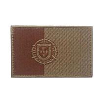 Patch Bordado Da Bandeira De Portugal Com tiras autocolantes, Adesivo Tático Refletivo IR Para Mochila