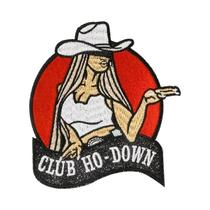 Patch Bordado De Cowgirl Ocidental Termocolante Para Roupas, Bonés, Jaquetas, Chapéus Trucker,