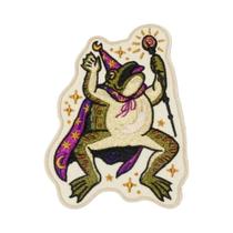 Patch Bordado De Sapo Mágico Para Aplicar Com Ferro Ou Costurar Em Roupas, Bonés, Bolsas, Jaquetas,