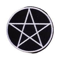 Patch Bordado DIY De Caveira Fantasma Com Listras Estilo Punk Para Roupas E Jaquetas, Acessório