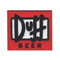 Patch Bordado Duff Beer Com Fecho De Contato