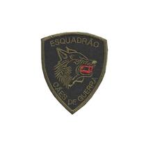 Patch Bordado Esq. Cães De Guerra Com Fecho De Contato