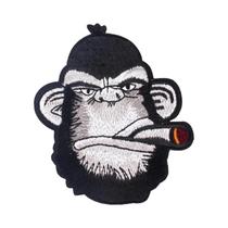 Patch Bordado Estilo Punk Para Motocicleta, Termocolante Para Roupas, Adesivo De Animal.