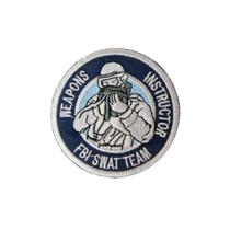 Patch Bordado Fbi Swat Team Com Fecho De Contato
