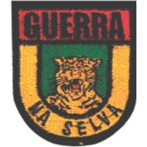 Patch Bordado Guerra Na Selva Com Fecho De Contato