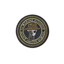 Patch Bordado M D Sniper Com Fecho De Contato