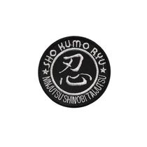 Patch Bordado Ninjutsu S. Taijutsu Com Fecho De Contato