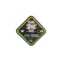 Patch Bordado Off Road com Fecho de Contato - 8,7 cm x 9 cm