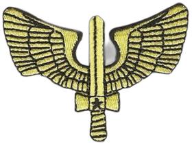 Patch Bordado Sabre Alado Fab Com Fecho De Contato