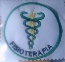 Patch Bordado Símbolo da Fisioterapia - 8,5 cm x 9 cm