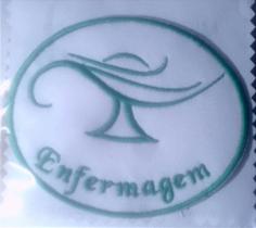 Patch Bordado Símbolo de Enfermagem - 7,5 cm x 9 cm