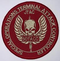Patch Bordado SOTACC JTAC de Operações Especiais Patch Bordado SOTACC JTAC de Operações Especiais