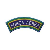 Patch Bordado Tarjeta Força Aérea Com Fecho De Contato