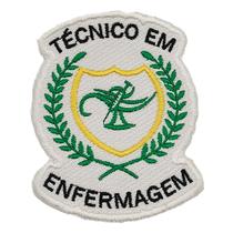 Patch Bordado Técnico Enfermagem Termocolante Aplique 9x7cm