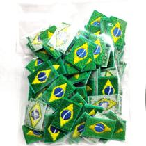 Patch Bordado Termocolante BANDEIRA Brasil