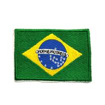 Patch Bordado Termocolante BANDEIRA Brasil
