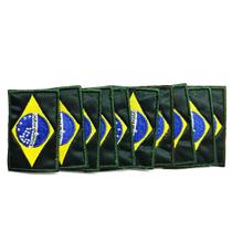Patch Bordado Termocolante BANDEIRA Brasil