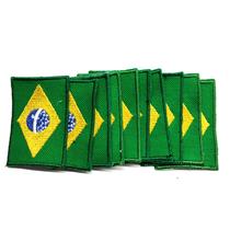 Patch Bordado Termocolante BANDEIRA Brasil