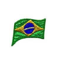 Patch Bordado Termocolante BANDEIRA Brasil