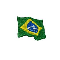 Patch Bordado Termocolante BANDEIRA Brasil