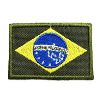 Patch Bordado Termocolante BANDEIRA Brasil