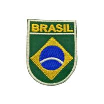 Patch Bordado Termocolante BANDEIRA Brasil