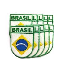 Patch Bordado Termocolante BANDEIRA Brasil