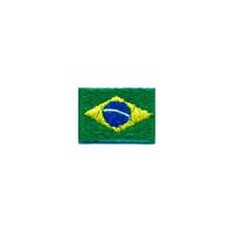 Patch Bordado Termocolante BANDEIRA Brasil