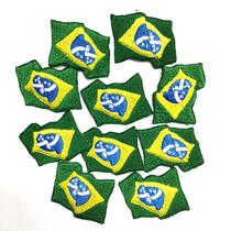Patch Bordado Termocolante BANDEIRA Brasil