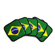 Patch Bordado Termocolante BANDEIRA Brasil