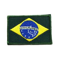 Patch Bordado Termocolante BANDEIRA Brasil