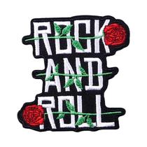 Patch Bordado Termocolante Com Tema Hippie, Rock, Biker, Punk, Divertido, Para Costurar Em Roupas.