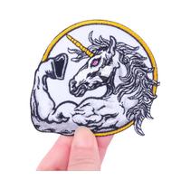 Patch Bordado Termocolante GYM MODE Para Roupas, Jaquetas, DIY, Estilo Punk, Animais, Fusível